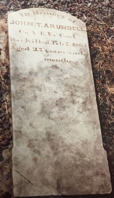 Pvt John Thomas Arundell (1840-1864) - Find a Grave Memorial
