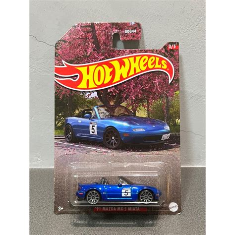 Hot Wheels 風火輪 91 Mazda MX 5 Miata 馬自達 特色系列 蝦皮購物