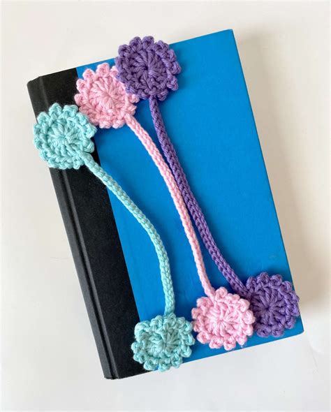 3 Easy Crochet Bookmarks - Love to stay home