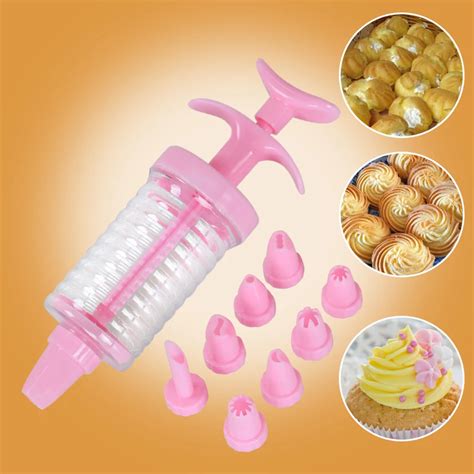 Cookies Mold Gun 6 Flower Mold Pastry Tips Cookie Cutter Cookie Machine