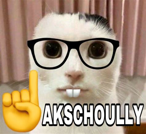 Akschoully Nerd Meme Raising Finger Emoji Giudici