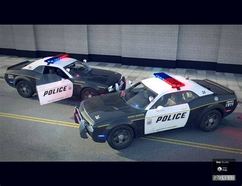 Metro Police Car | Daz 3D
