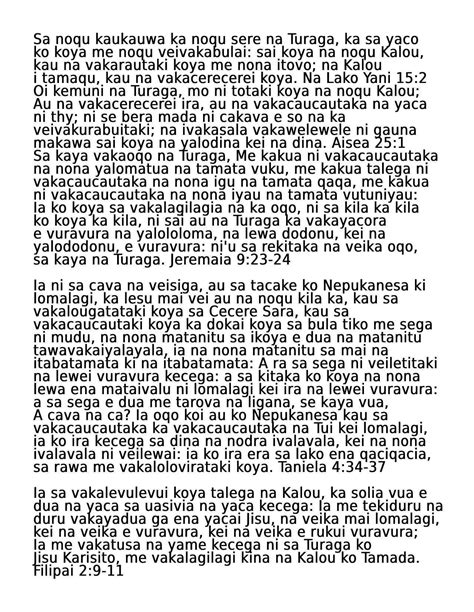 Fijian Praise Worship Thanksgiving Tract by Filipino Tracts and