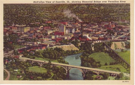 danville illinois  stunning aerial perspective