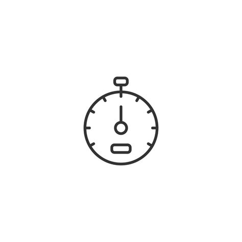 Hora Y Reloj Ilustraci N Minimalista Dibujada Con Una Delgada L Nea