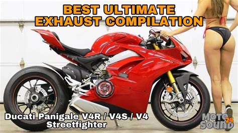 Ducati Panigale V4 V4s V4r Streetfighter Best Ultimate Exhaust Sound