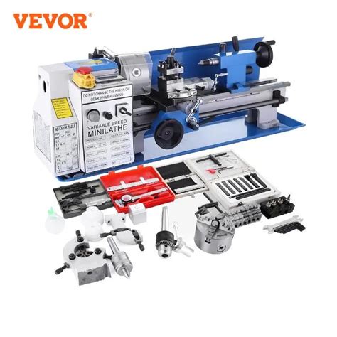 Vevor 7x14 Inch Mini Metal Lathe 550w Variable Speed Metal Lathe 50 To