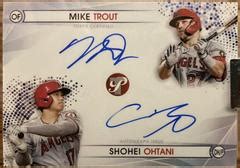 Mike Trout Shohei Ohtani PPDA TO Prices 2022 Topps Pristine Pair