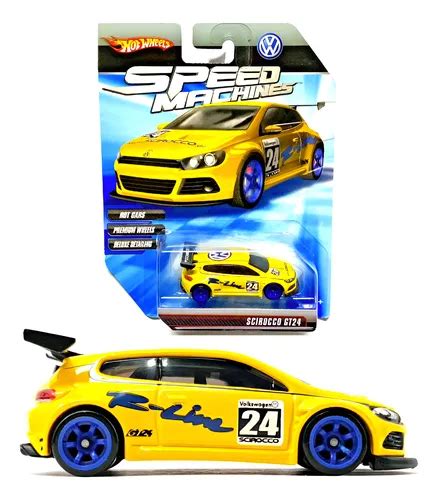 Hot Wheels Vw Volkswagen Scirocco Gt Speed Machines Novo Amarelo Frete grátis