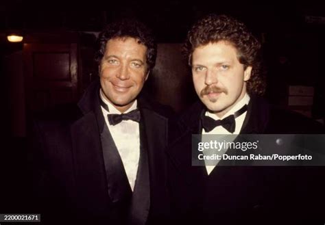 welsh singer tom jones   son mark woodward attending  event