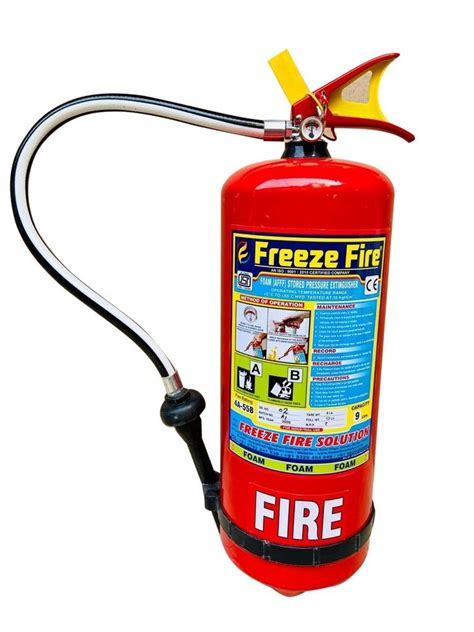 Freeze Fire Afff Foam Stored Pressure Fire Extinguisher Capacity