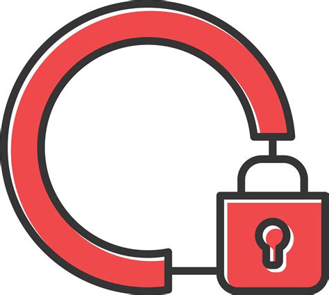 lock filled retro  vector art  vecteezy