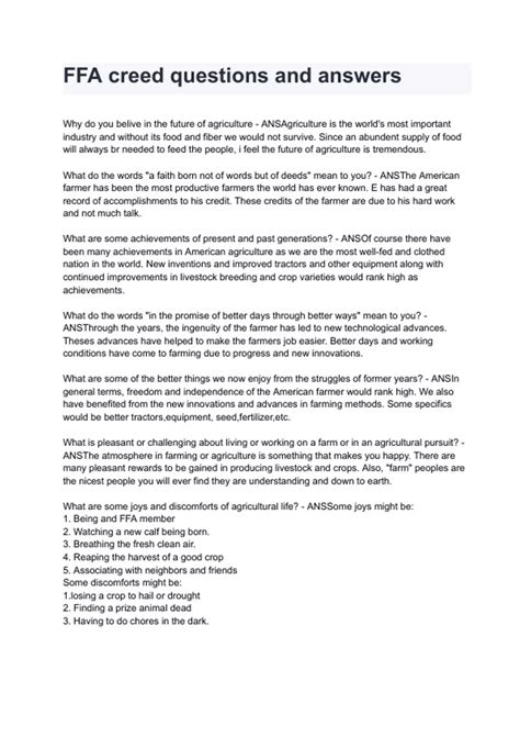 paragraph 5 ffa creed 10