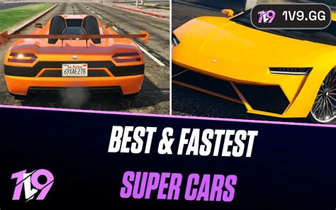 fastest super cars  gta