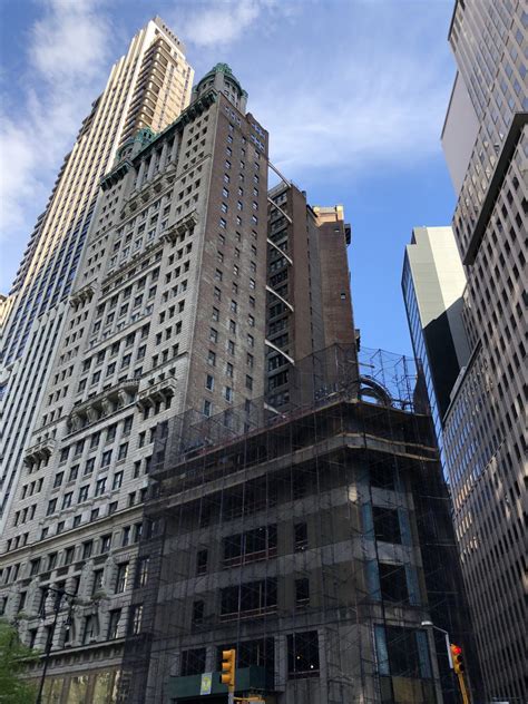 Demolition Underway at 1 Park Row in Financial District - New York YIMBY