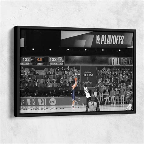 Luka Doncic Buzzer Beater Vs Clippers Poster Dallas Mavericks