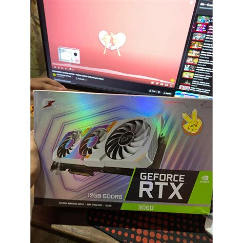 Jual Vga Colorful Igame Geforce Rtx 3060 Ultra W Oc V 12gb Gddr6 Shopee Indonesia