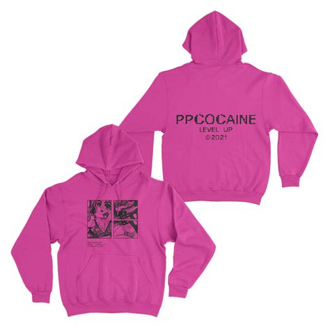 ppcocaine Level Up Pink Hoodie