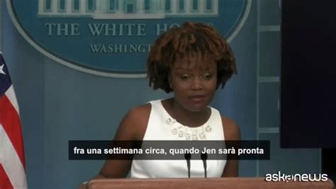 Karine Jean Pierre Prima Portavoce Nera E Gay Alla Casa Bianca