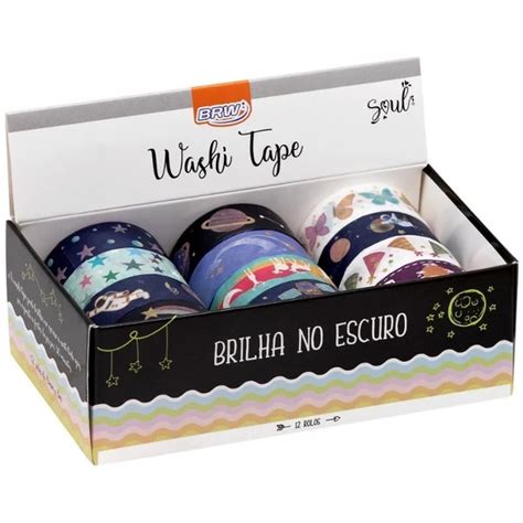 Washi Tape Glow Brilha No Escuro BRW Shopee Brasil