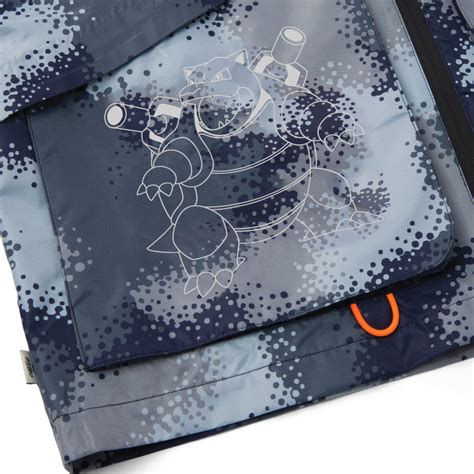 pokemon  thieves blastoise shell jacket blue