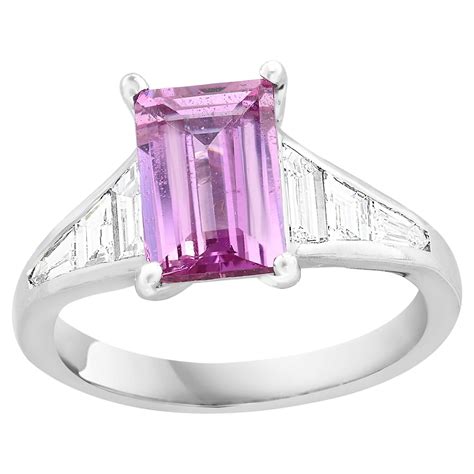 Emerald Cut Pink Diamond Ring Hot Sex Picture