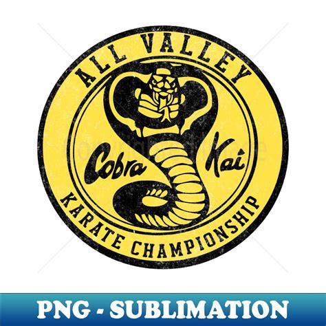 Cobra Kai All Valley Karate Championship Vintage Logo Inspire Uplift