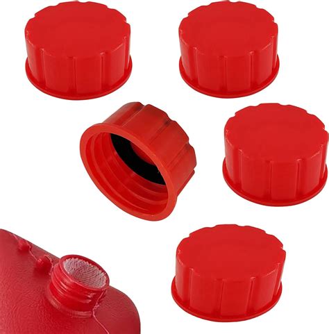 Beeveer 12 Pcs 5 Gallon Gas Can Cap Replacement Coarse Thread Gas Caps Portable