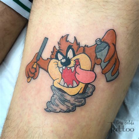 tasmanian devil cartoon tattoo bronctattooauscom