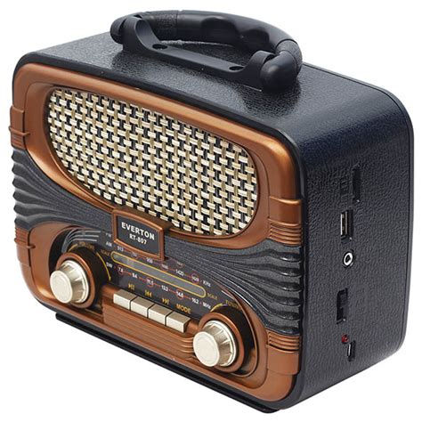 EVERTON RT 807BT USB SD FM BLUETOOTH DESTEKLİ NOSTALJİK RADYO 16 38