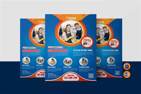 Cleaning Service Flyer Template (3154131)