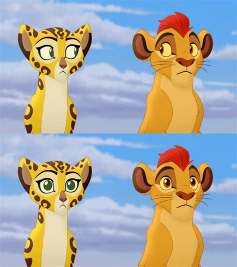 Kion and Fuli Side-eye Blank Template - Imgflip