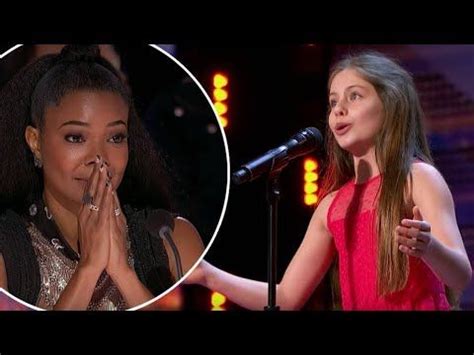 Emanne Beasha 10 Year Old Opera Singer Leaves Simon Cowell In Awe