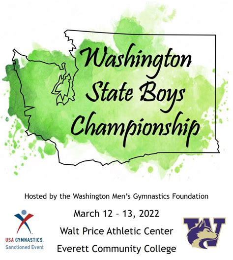 washington state championship program washington mens gymnastics