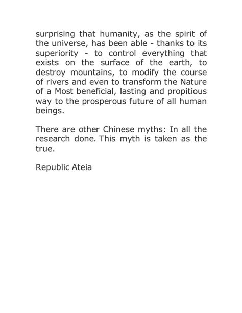 Pan Gu The Creator Of The Universe Chinese Myth Of Creation Pdf