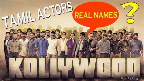 tamil actors real names youtube