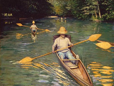 Gustave Caillebotte Périssoires sur l Yerres tableau de GRANDS