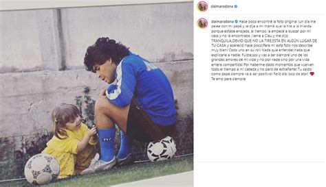 Dalma Le Dedicó Un Emotivo Mensaje A Diego Maradona Por El Día Del