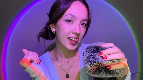 ASMR Intense Mouth Sounds W Mic Rubbing Bare And Fluffy Mic YouTube