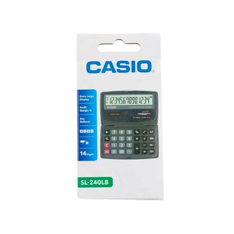 Calculadora De Bolsillo Casio Sl 240lb El Nuevo Punto