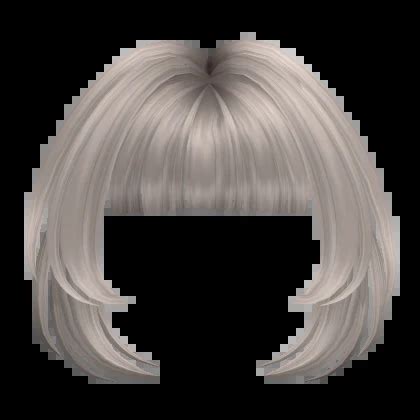 Fluffy Hime Bangs In Ash Blonde Roblox Item Rolimon S