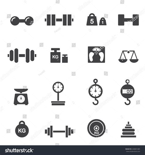 weight icon stock vector royalty   shutterstock