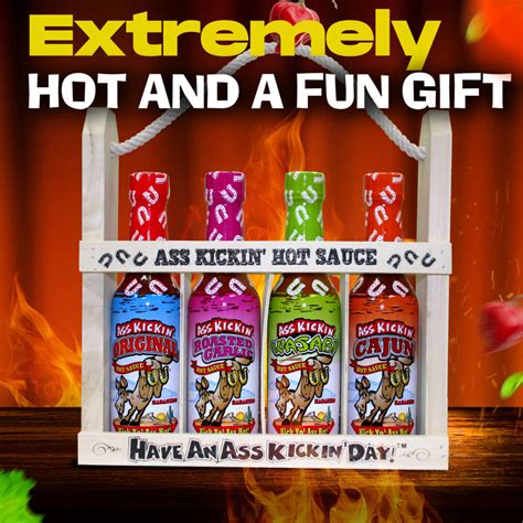 Ass Kickin Hot Sauce In A Wooden Crate Ass Kickin