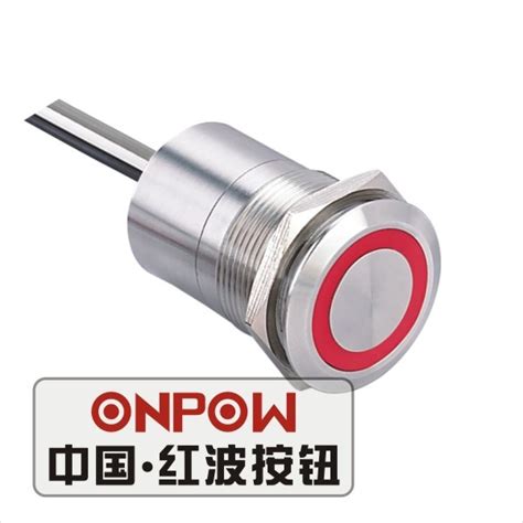 Onpow interruptor táctil de 22 mm con una gran luz TS22D 10 RG 5V S