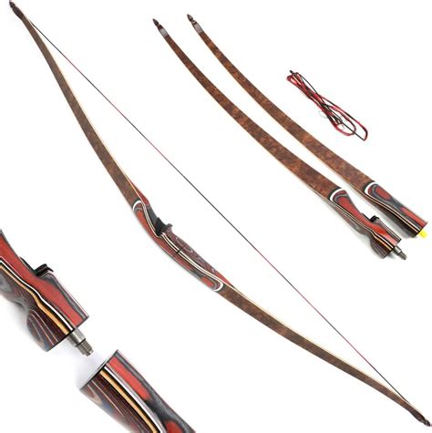 Bogenschie En Takedown Traditioneller Langbogen Recurve Bogen Und