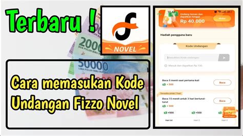 Cara Memasukkan Kode Undangan Fizzo Novel Secara Lengkap Youtube