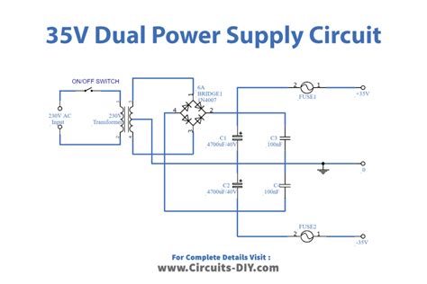 35 Volt Dual Power Supply