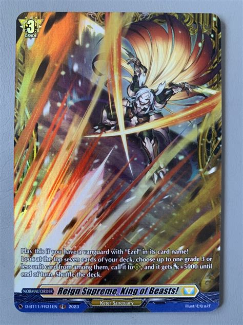 CARDFIGHT VANGUARD REIGN SUPREME KING OF BEASTS! (KETER SANCTUARY) D