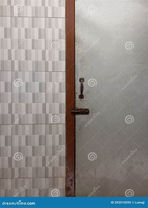public restroom bathroom door  indonesia stock image image  door