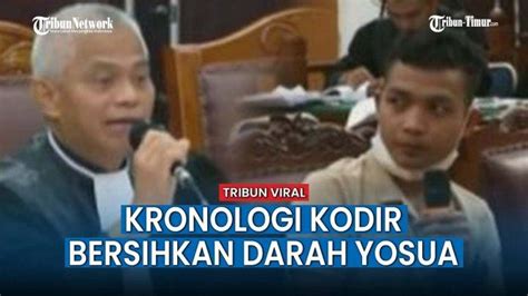 Sosok Kodir Art Bersihkan Bercak Darah Brigadir J Di Duren Tiga Orang